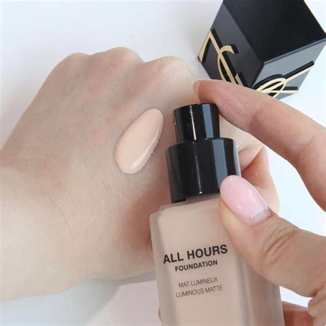 ysl all hours foundation的用法